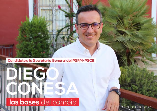Diego Conesa, alcalde de Alhama, será candidato a liderar el PSRM con el respaldo de Ferraz