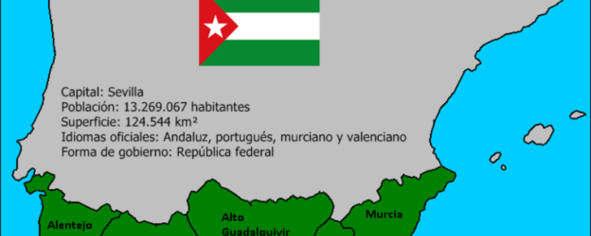 Constituida la República Virtual de Andalucía junto Murcia, el Algarve y el Rif marroquí