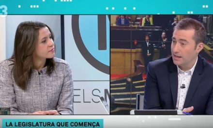 TV3 señala a Arrimadas por no cantar «Els Segadors»
