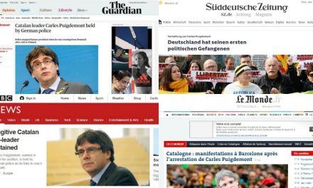 Las reacciones de la prensa internacional tras la detención de Puigdemont