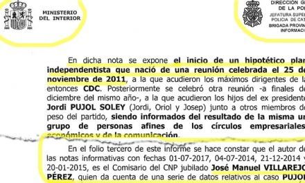 El informe policial sobre los Mossos resucita las notas falsas de Villarejo como ‘auténticas’