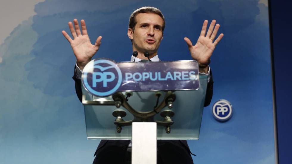 Pablo Casado retuerce los datos ante los líderes ‘populares’ europeos para acusar al Gobierno de crear «la crisis migratoria más importante de la última década»