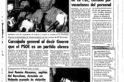«Carcajada general al decir Guerra que el PSOE es un partido obrero»