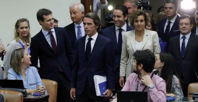 Aznar, el líder que el PP de ahora echa de menos