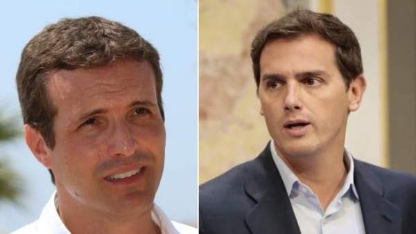 Pablo Casado y Albert Rivera, dos proyectos para el mismo espacio político