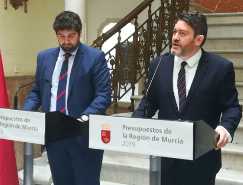 Ciudadanos consigue tintar de naranja 319 millones de euros en el presupuesto regional de 2019