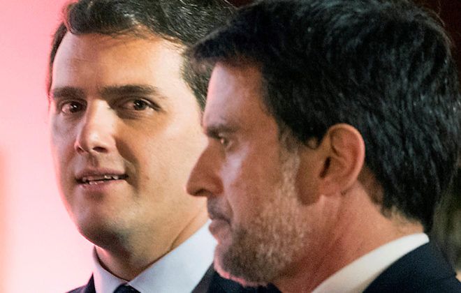 El pacto de Albert Rivera y Manuel Valls se agrieta por los guiños a los socialistas