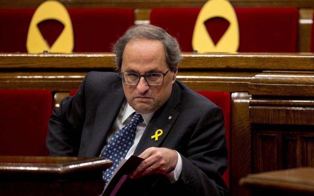 Torra se querellará contra Pablo Casado por calificarle de «desequilibrado»