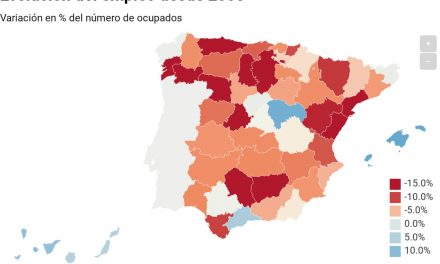 Las cinco provincias que han recuperado todo el empleo perdido y la que no tiene casi paro