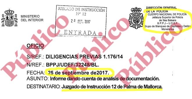 El juez de Cursach oculta un macro-informe policial sobre décadas de corrupción del PP