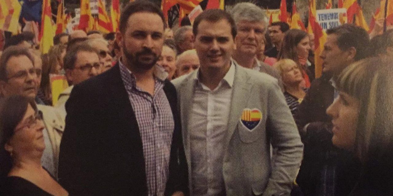 Cuando Abascal llamaba «querido Albert» y «patriota» a Rivera y sólo obtuvo silencio
