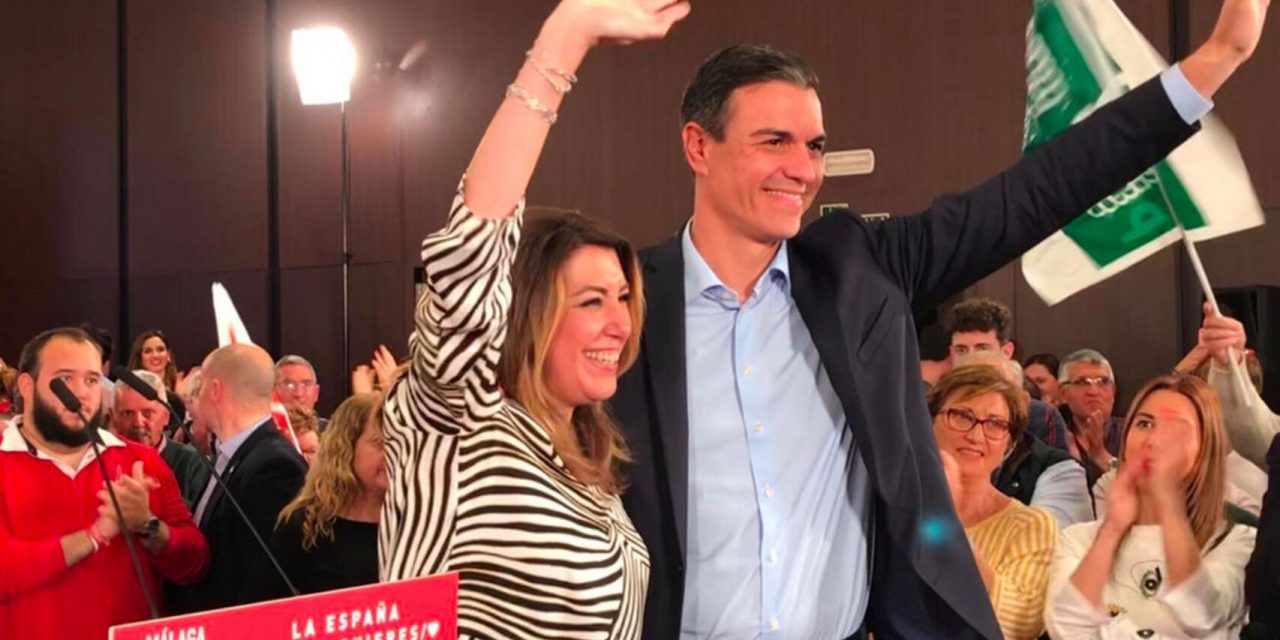 Susana Díaz, ante Sánchez: Cs «no tendrá más remedio que apoyarte, te lo digo por experiencia»