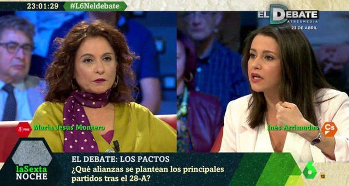 Así tumbaron Arrimadas y Uriarte a «las Montero» en un tenso debate en La Sexta