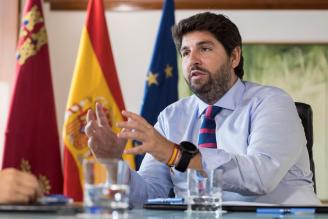 López Miras: «Murcia no ha sido ningún laboratorio, sino ejemplo para España»