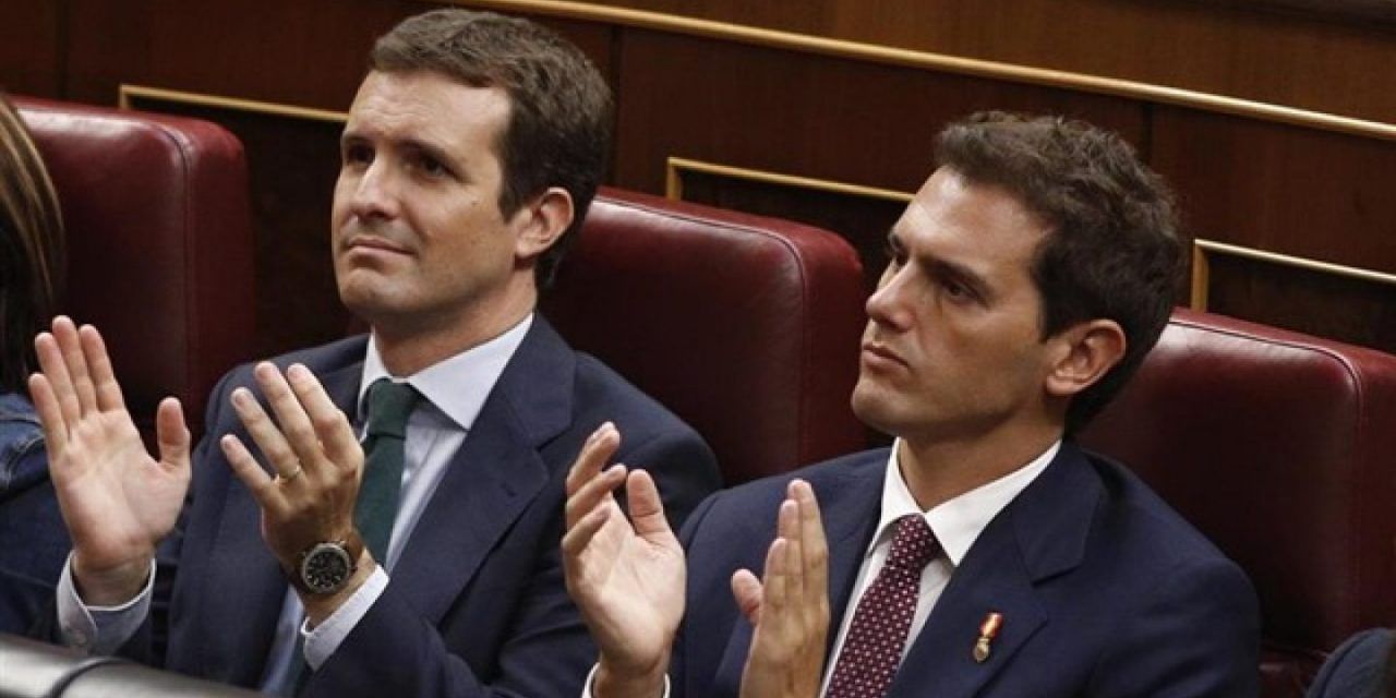 Pablo Casado se comprometió con Rivera a apoyar los Presupuestos si había un pacto PSOE-C’s