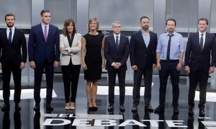 Las 18 falsedades de Sánchez, Casado, Rivera, Iglesias y Abascal en el debate electoral de la Academia de Televisión