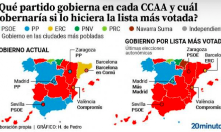 Un mapa autonómico casi monocolor: el PSOE gobernaría en la mayoría de comunidades con la propuesta de Feijóo de la lista más votada